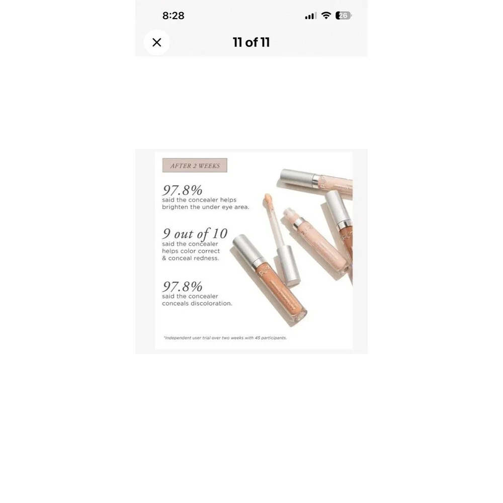 PUR Minerals PUSH UP 4 in 1 Sculpting Concealer LN2 0.13 oz New Fair/Ivory